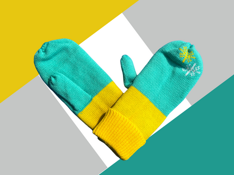 Yellow/Green Winter Moves Mittens