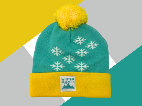 Yellow/Green Winter Moves Toque