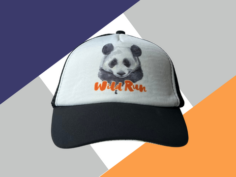 Wild Run Panda Trucker Hat